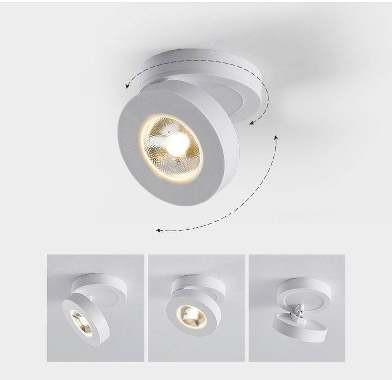 Kex LED Downlight Round Rotating Adjustable-Neutral Decor