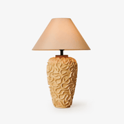 Isaac Vintage Ceramics Table Lamp-Neutral Decor
