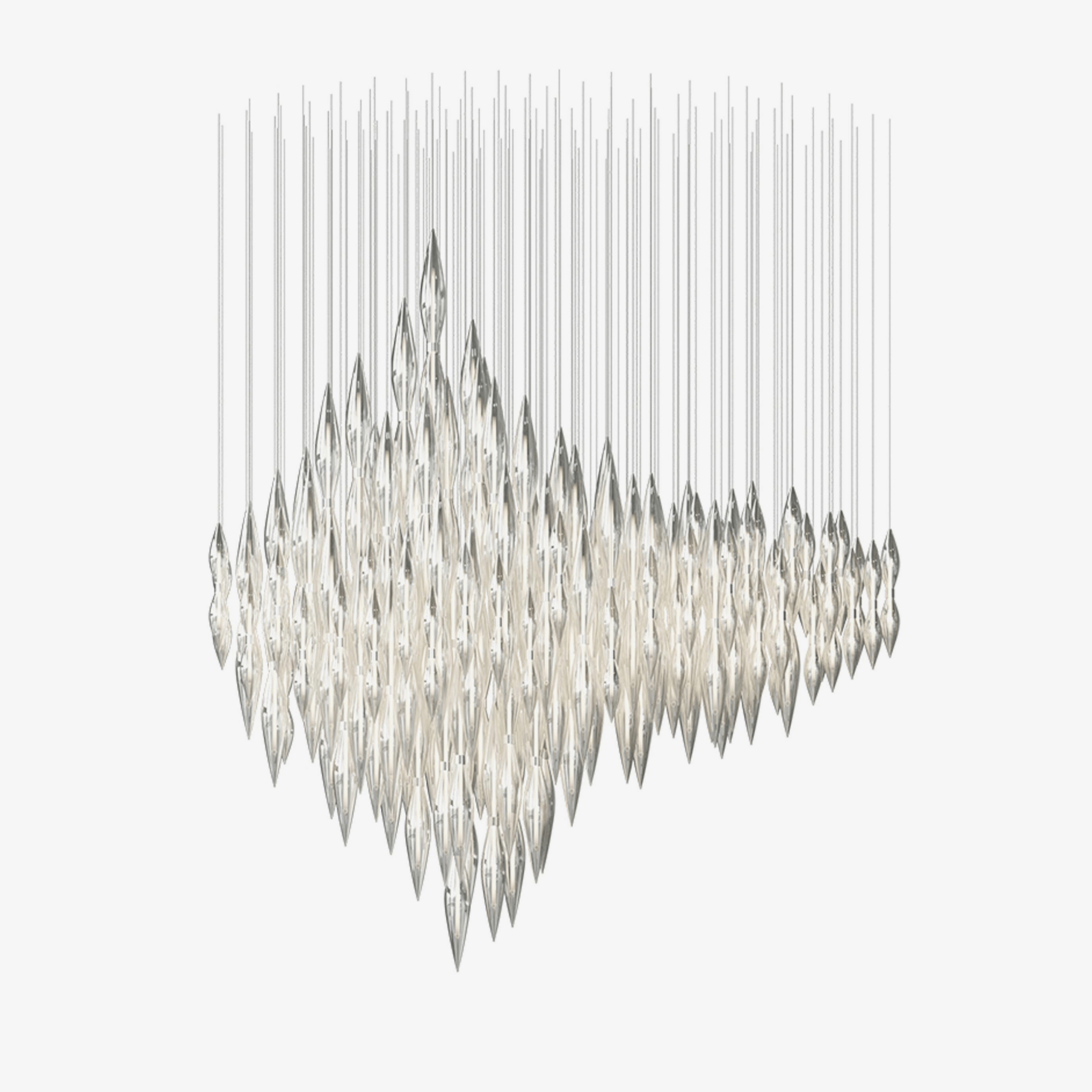 Oloren Prismatic Crystal Chandelier-Neutral Decor