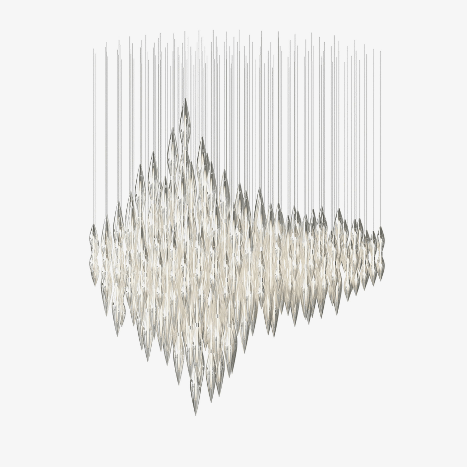 Oloren Prismatic Crystal Chandelier-Neutral Decor