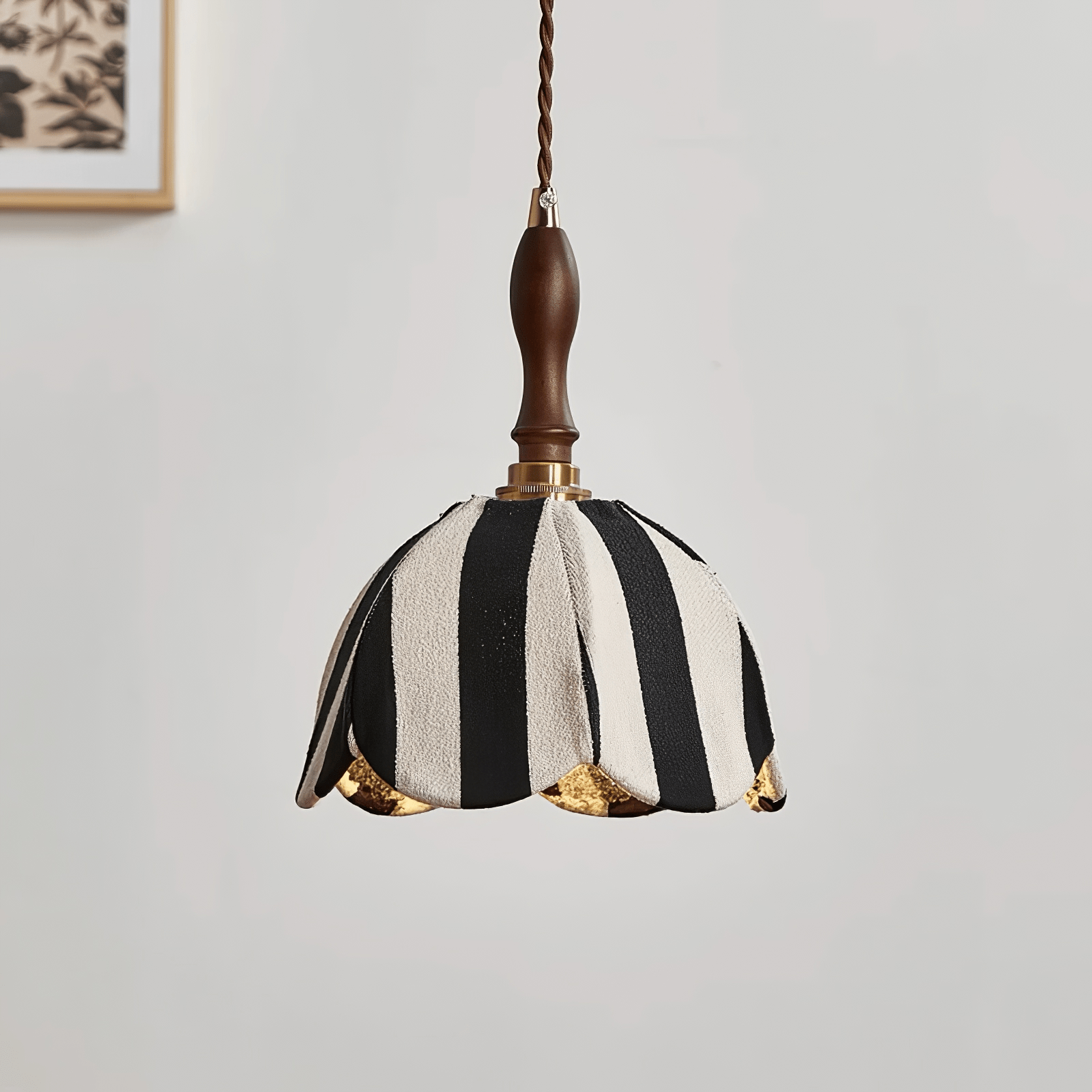 Isolder Fabric Pendant Light-Neutral Decor