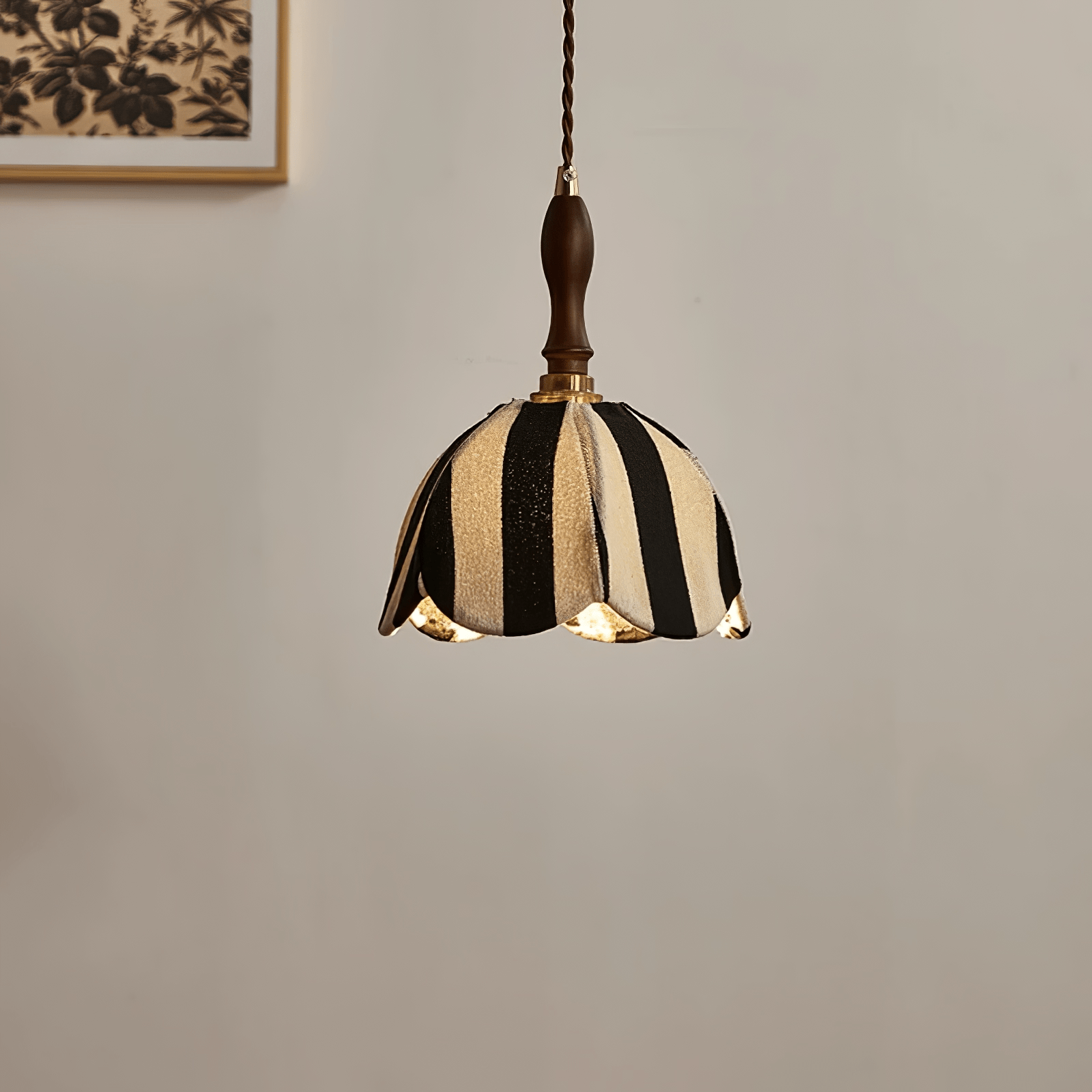 Isolder Fabric Pendant Light-Neutral Decor