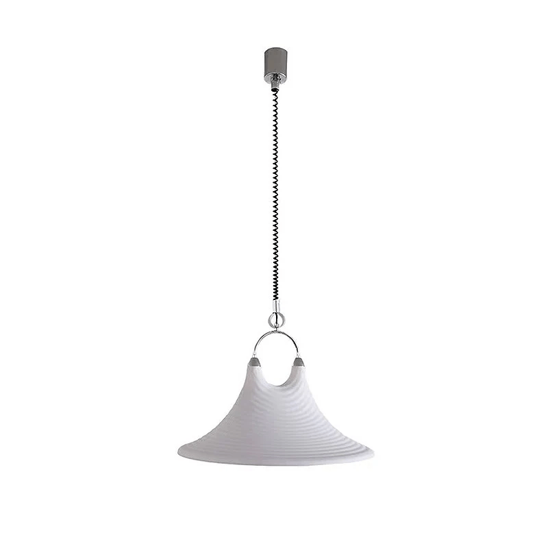 Aurmiros Modern Minimalist Swirl Glass Pendant Light-Neutral Decor