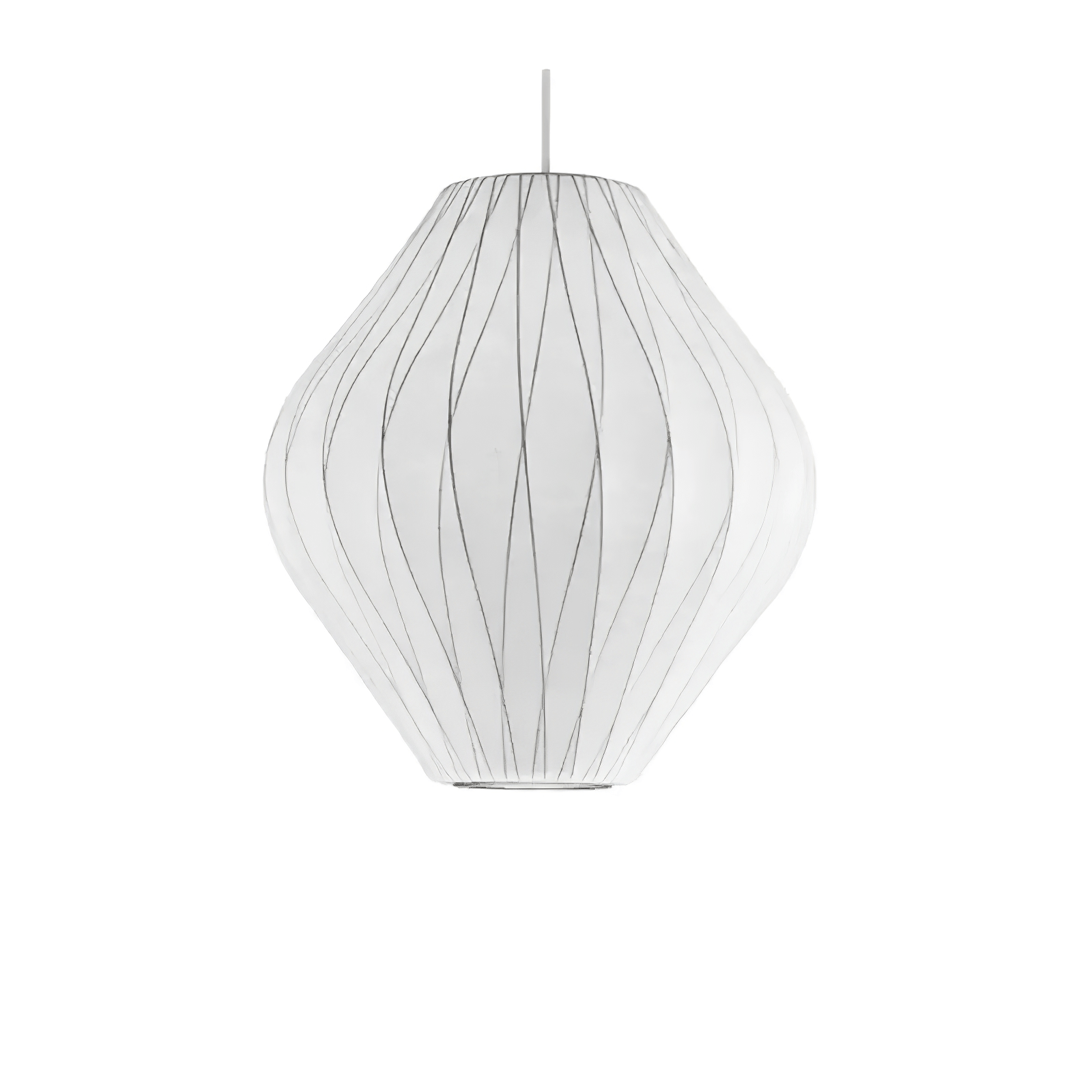 Nebula Bubble Mulberry Silk Pendant Lamp-Neutral Decor