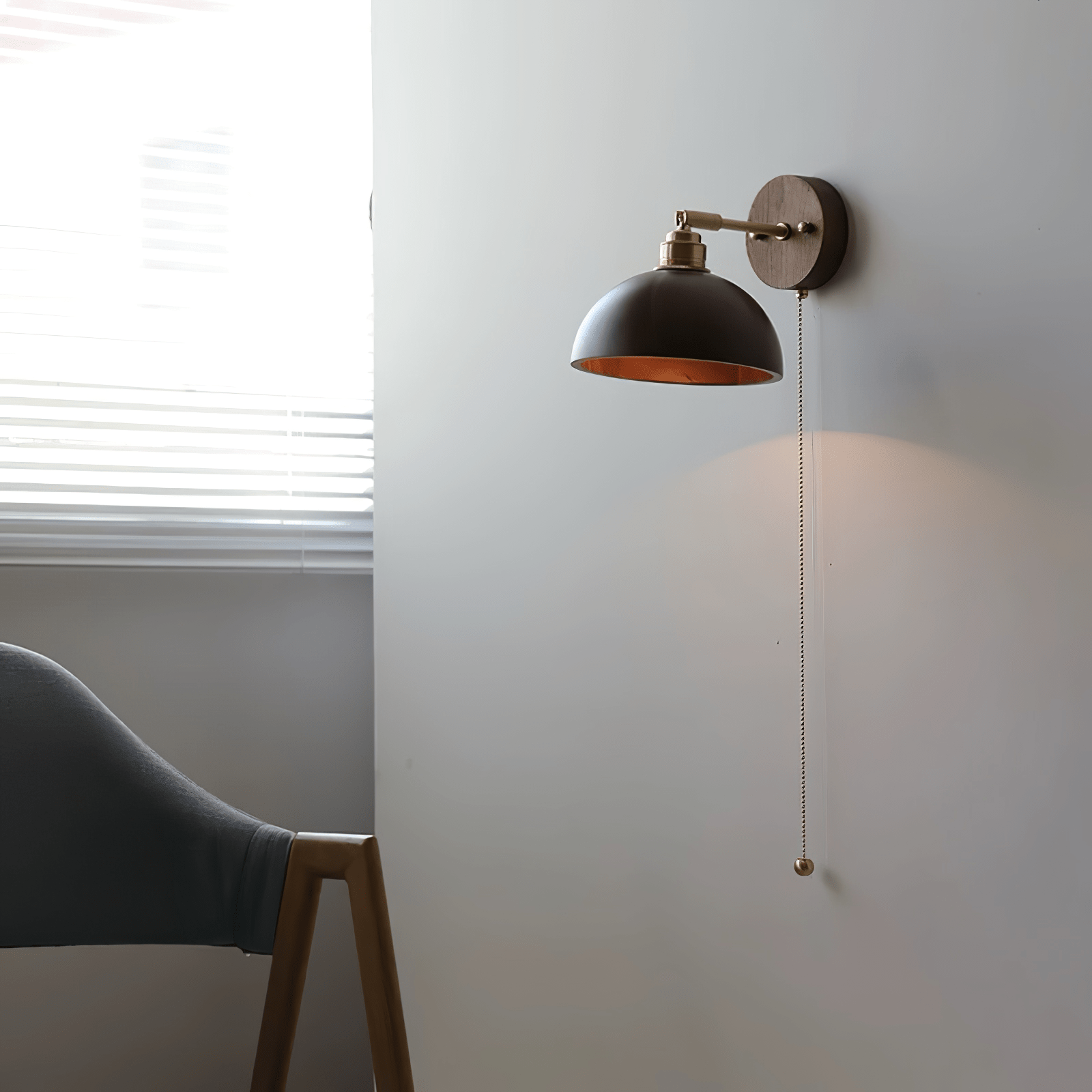 Arsole Traditional Elegance Pull Brass Wall Lamp-Neutral Decor