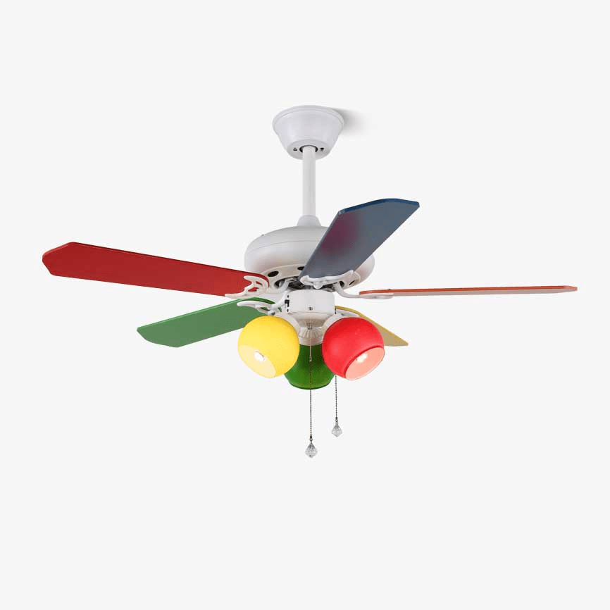 Carlo Playful Ceiling Fan Light-Neutral Decor