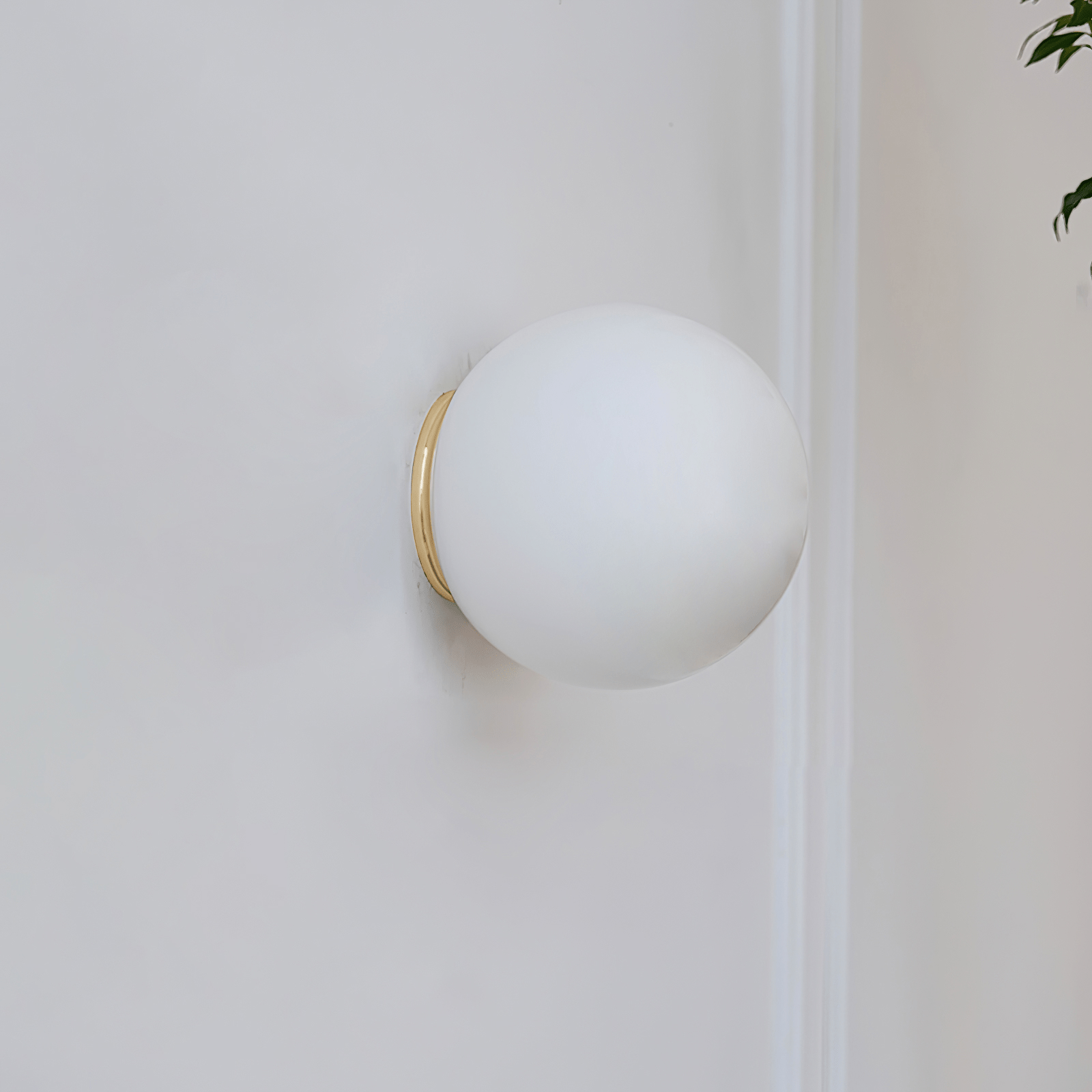 Aveno Modern Minimalist Mini Orb Glass Wall Lamp-Neutral Decor