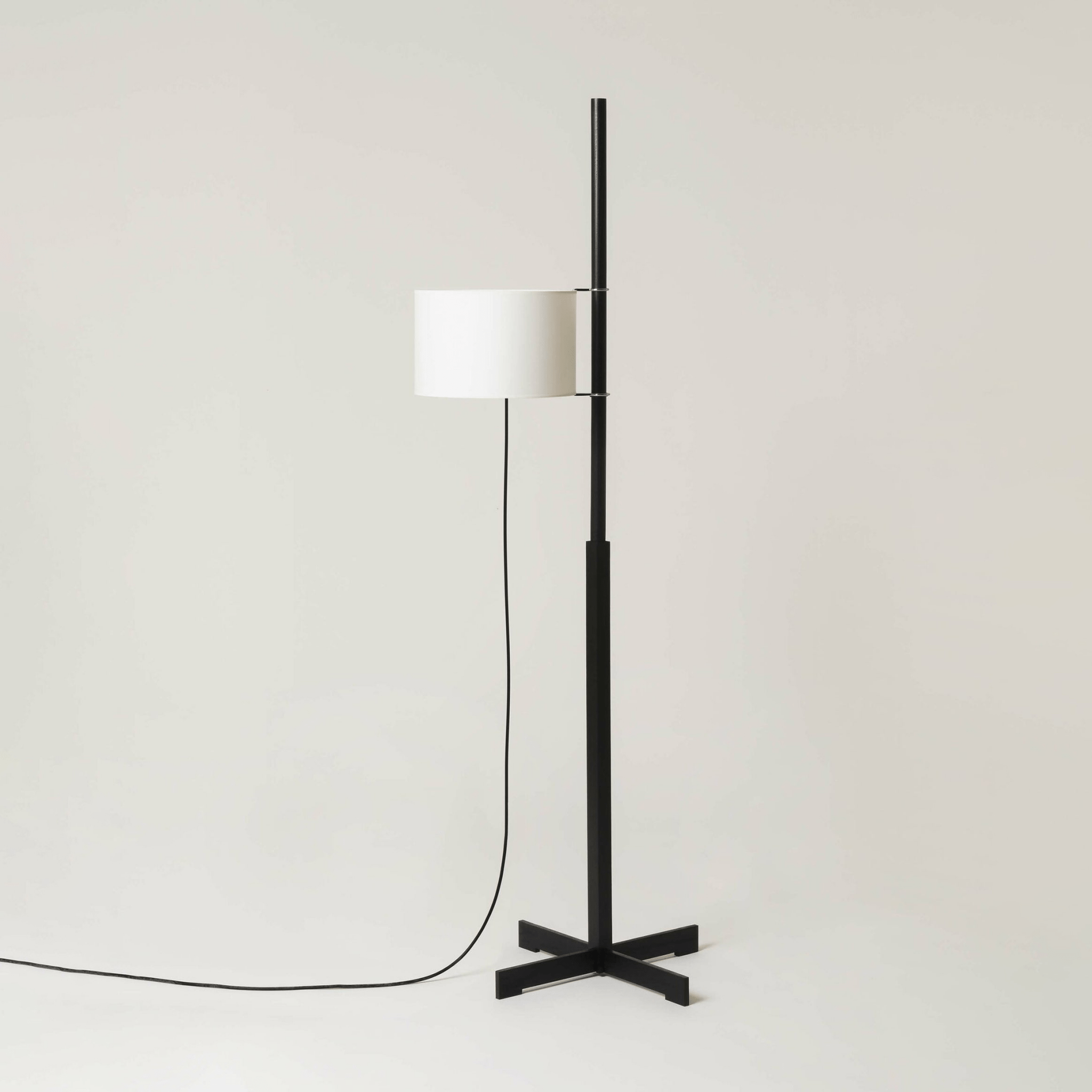 Jex Wood Fabric Floor Lamp-Neutral Decor