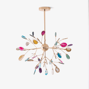 Agate Chandelier Colorful Branching - Neutralighting