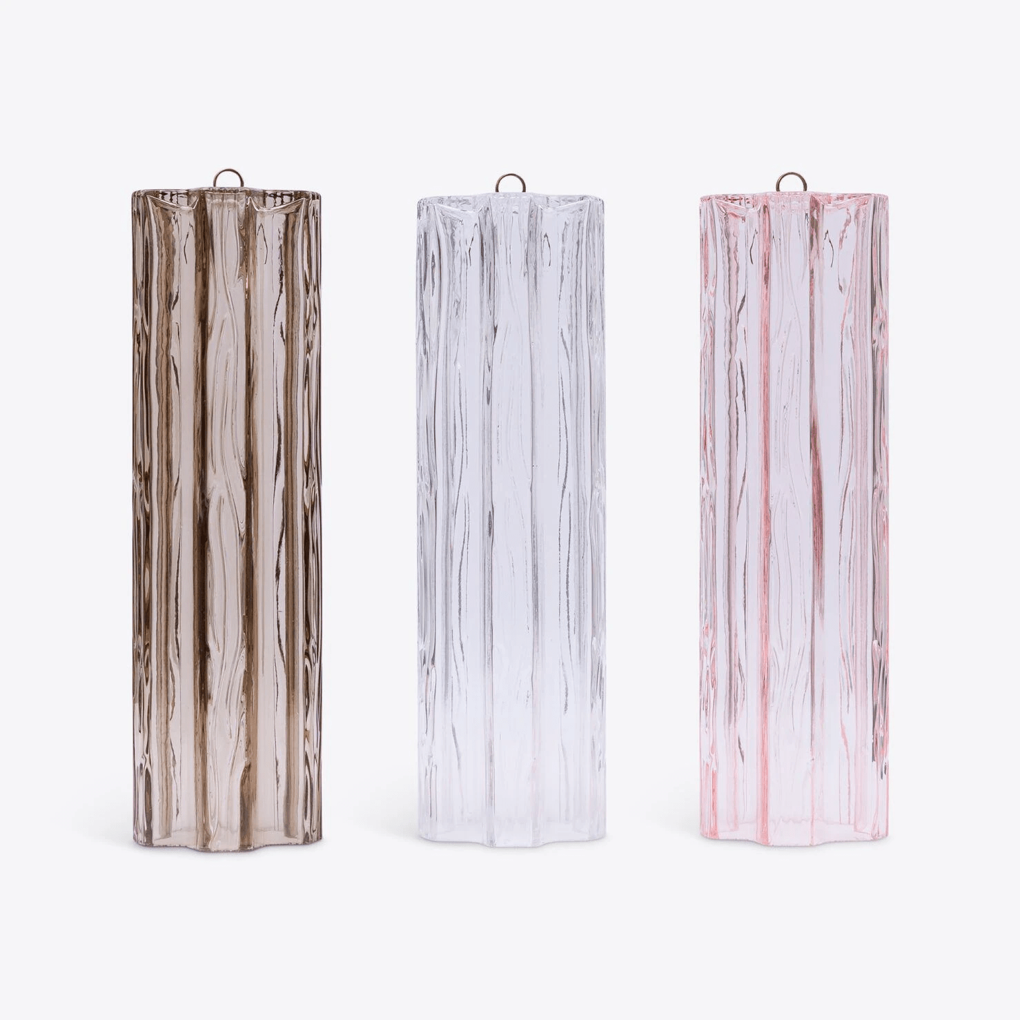 Aurora Chandelier Five Tier Fluted Glass Grande Mid Century-Neutral Decor