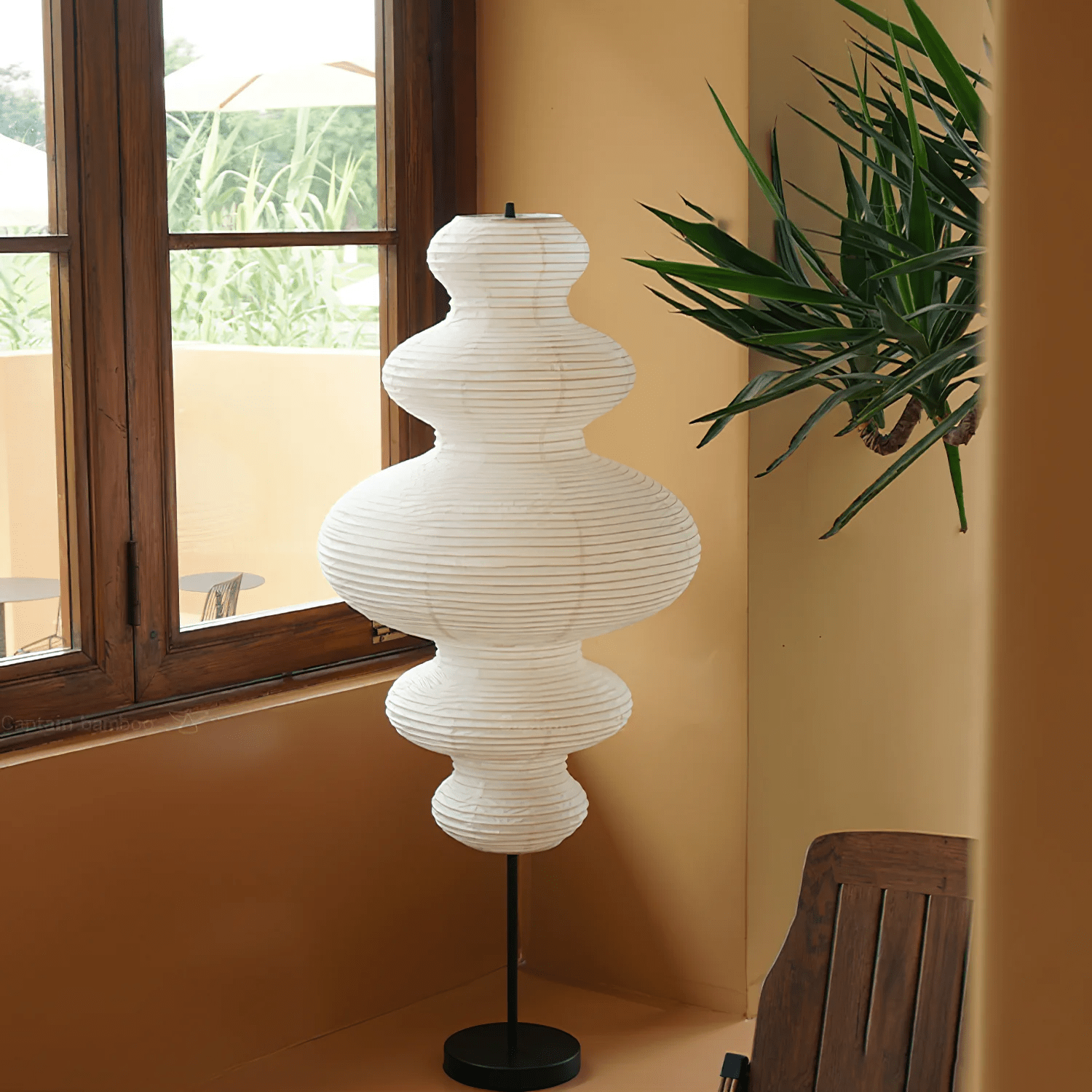 Vels Paper Scandinavian Floor Lamp-Neutral Decor