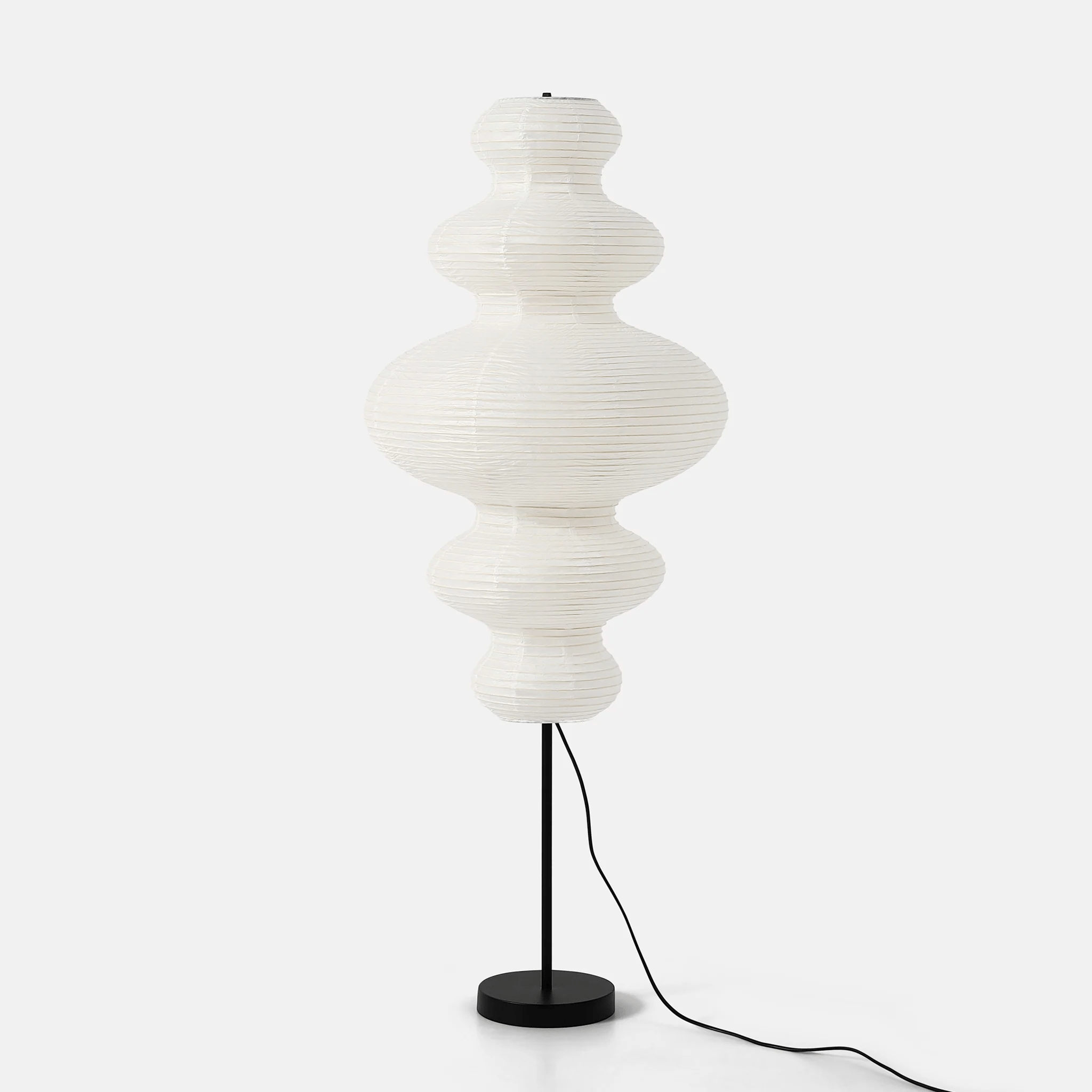 Vels Paper Scandinavian Floor Lamp-Neutral Decor