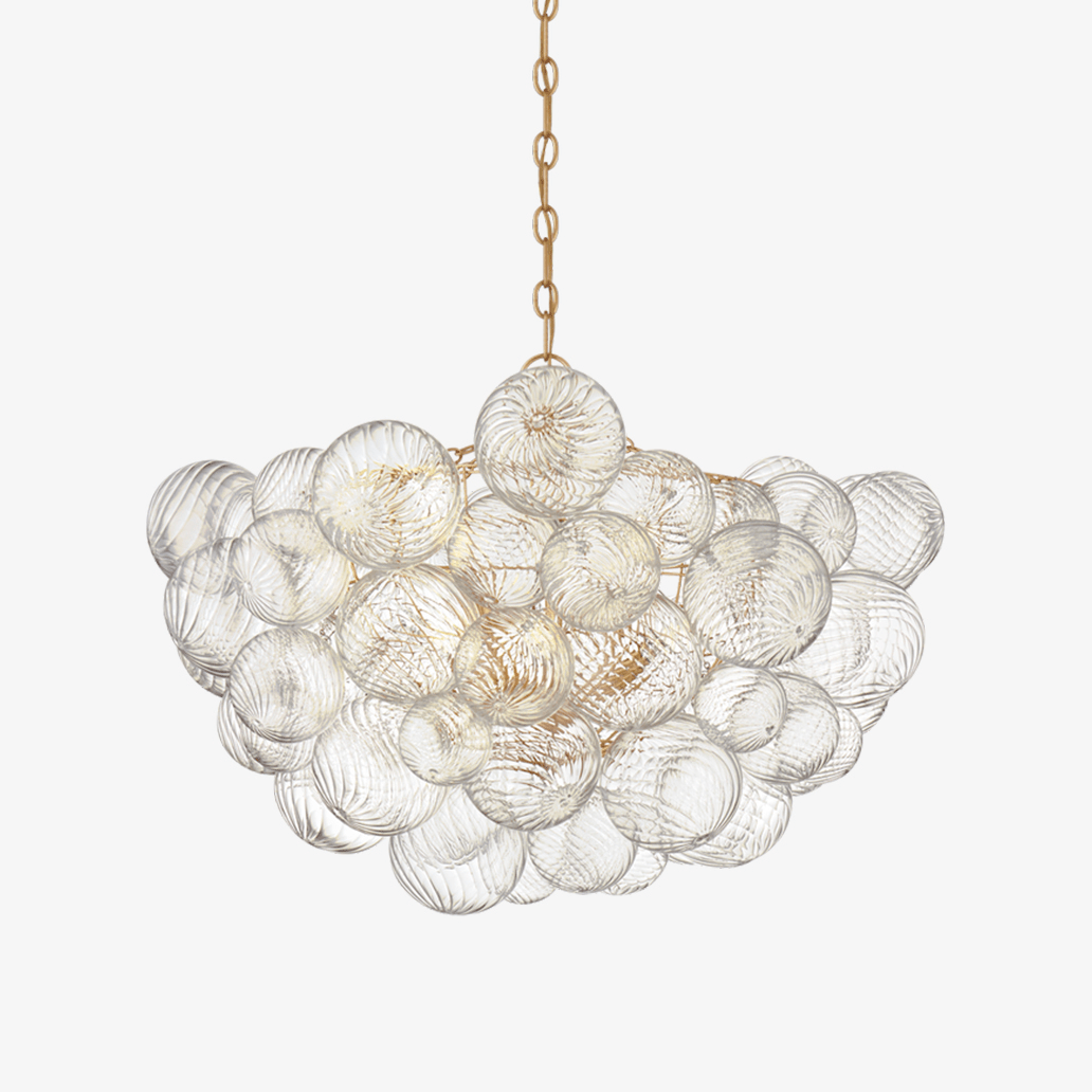 Calvian Chandelier Glass Ball Bubble Modern-Neutral Decor