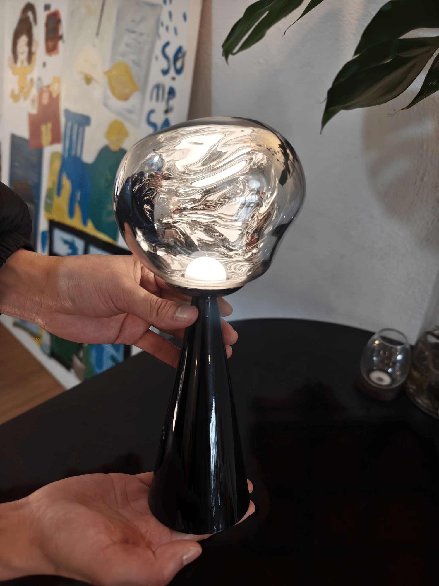 Dimza Modern Table Lamp-Neutral Decor