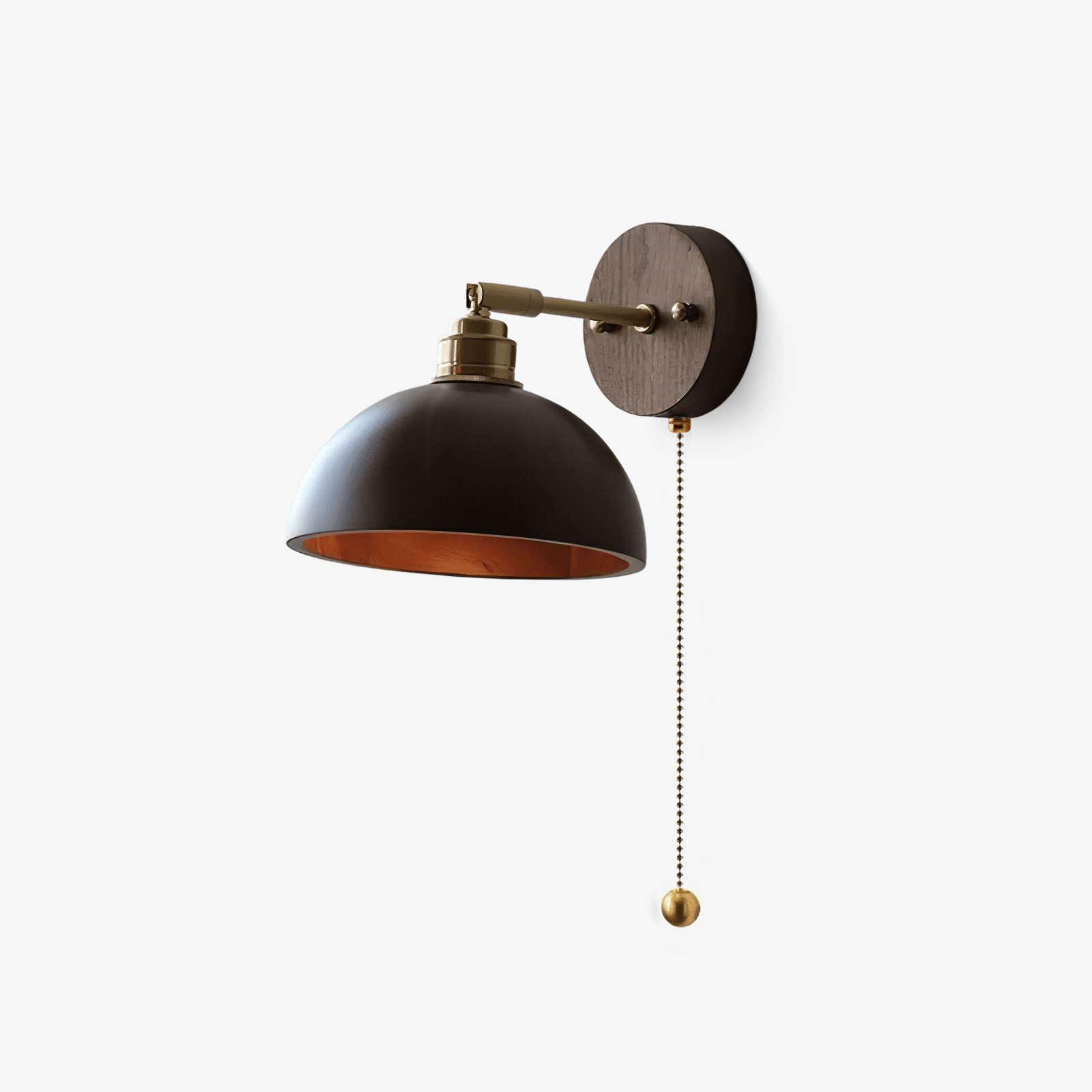 Arsole Traditional Elegance Pull Brass Wall Lamp-Neutral Decor