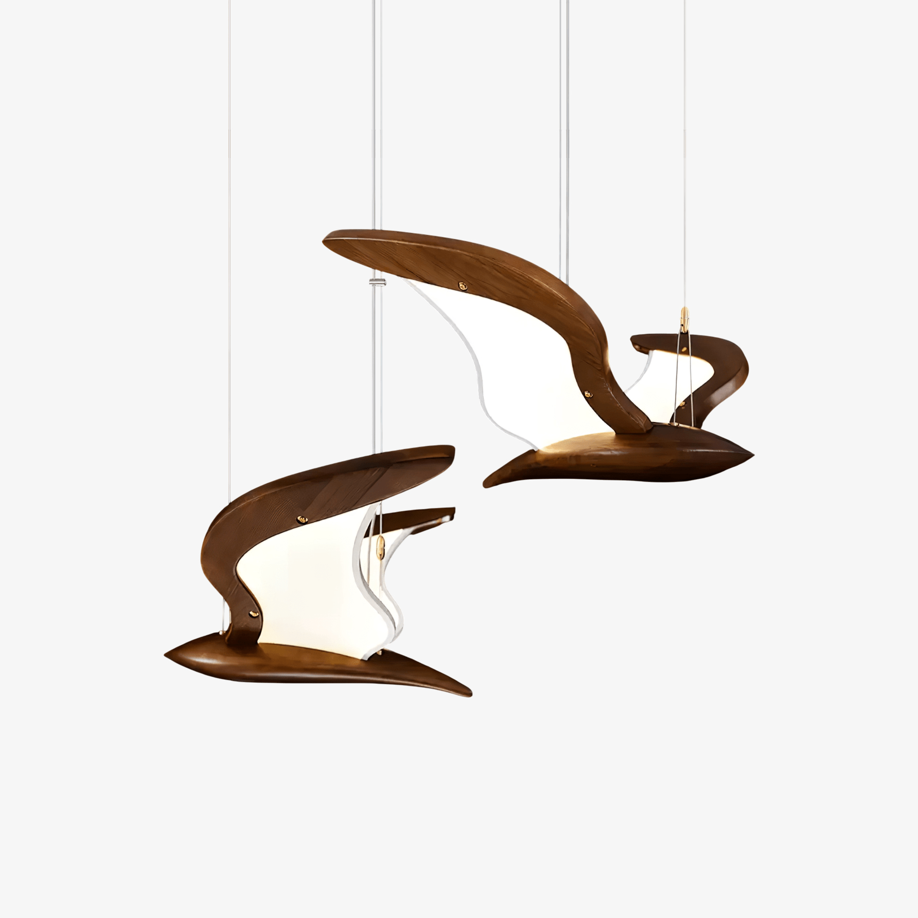 Lyvynia Organic Wood Pendant Light-Neutral Decor