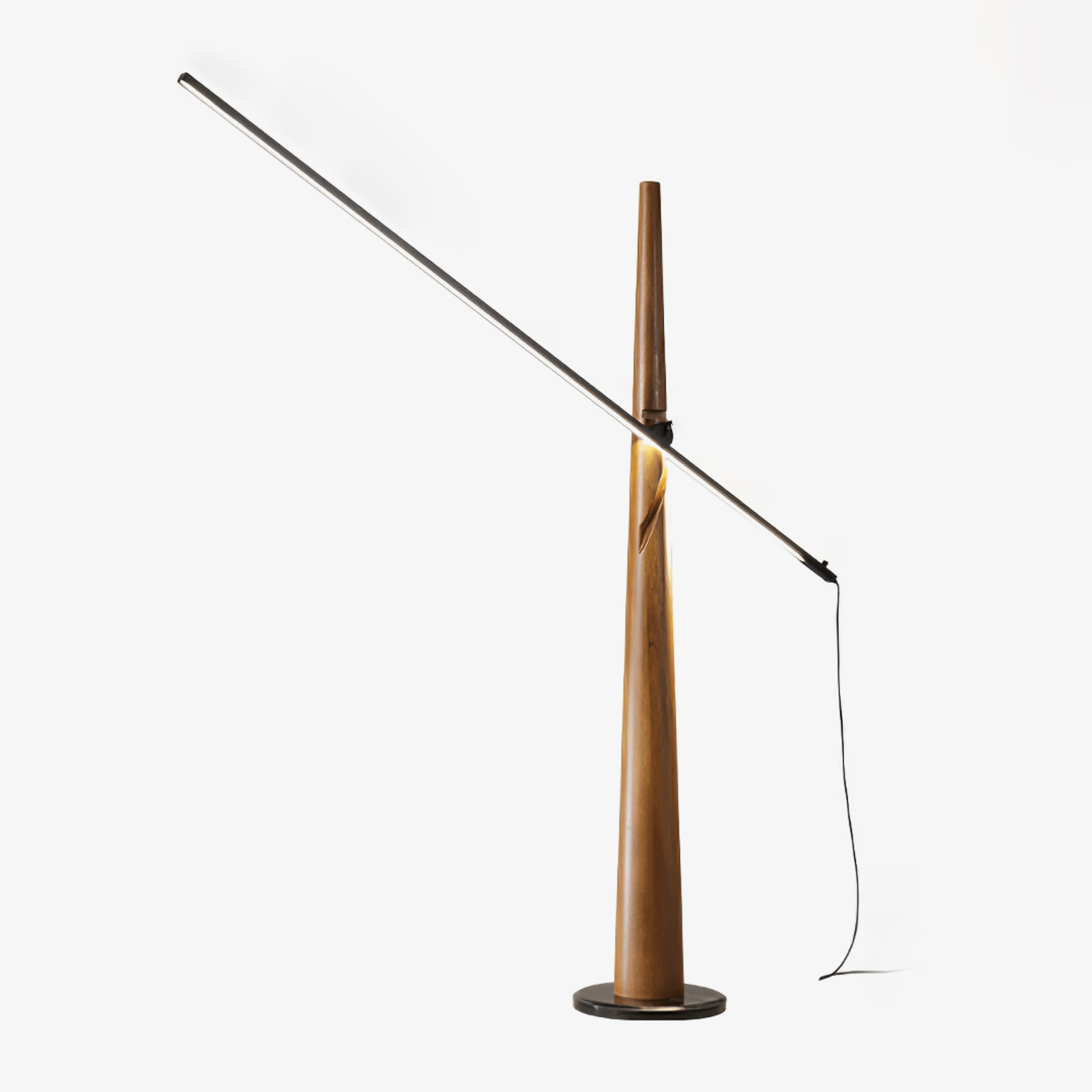 Ovelila Minimalist Wood Floor Lamp-Neutral Decor