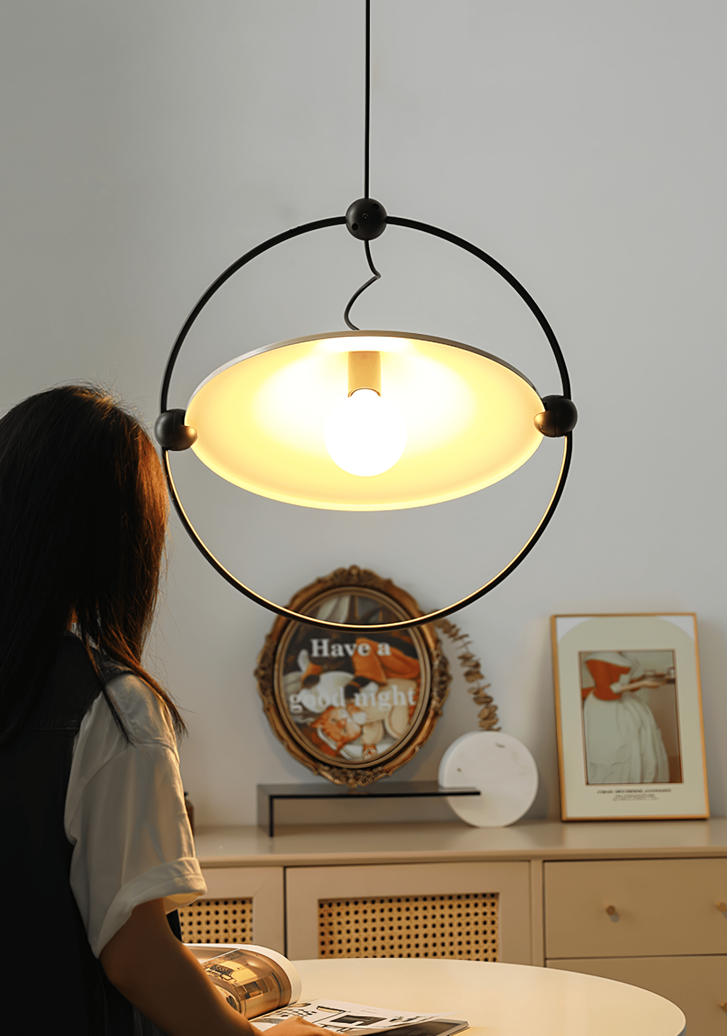 Veraeen Premium Elegance Pendant Light-Neutral Decor