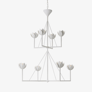 Ulmaris Floral Chandelier-Neutral Decor