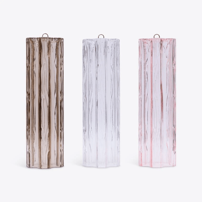 Aurora Chandelier Pink Prism Glass Layered Elegant-Neutral Decor
