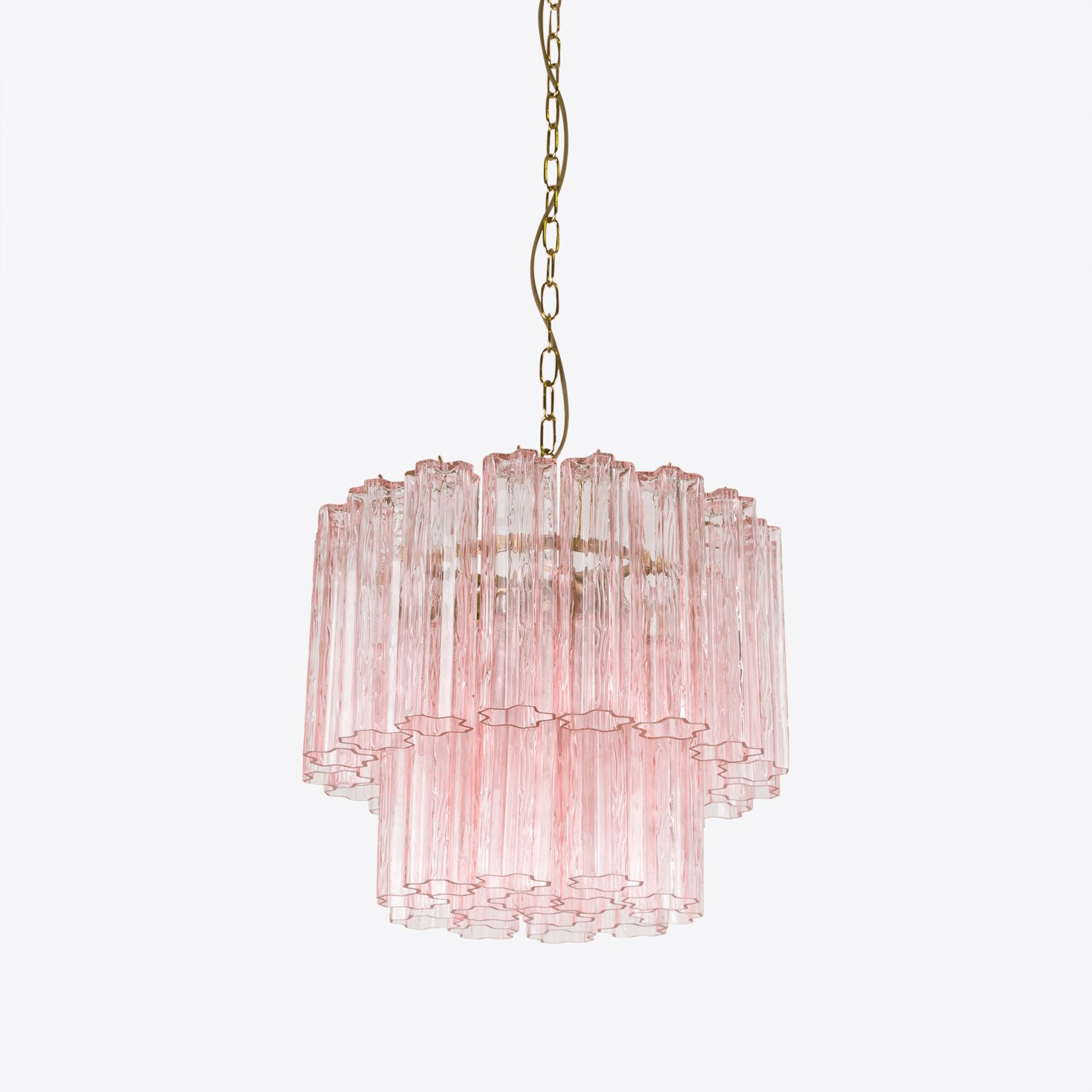 Aelox Chandelier Small Treviso Murano Glass Tube-Neutral Decor