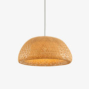 Trtvin Unique Natural Bamboo Pendant Light-Neutral Decor