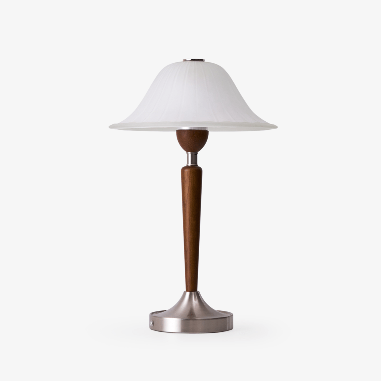 Natalie Vintage Wood Table Lamp-Neutral Decor