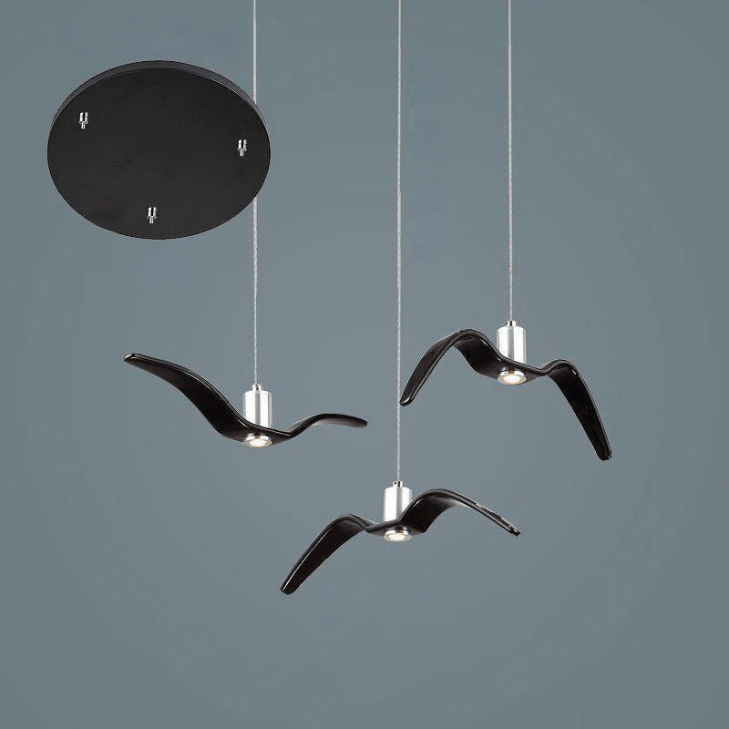 Ivoren Pendant Lamp Bird Wings for Living Room-Neutral Decor