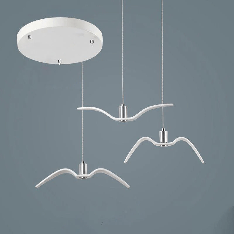 Ivoren Pendant Lamp Bird Wings for Living Room-Neutral Decor