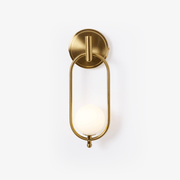 Cumirisra Modern Minimalist Brass Glass Wall Light-Neutral Decor