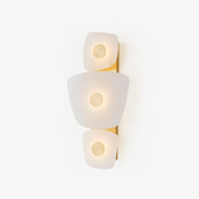Fylsa Asymmetric Alabaster Wall Light-Neutral Decor