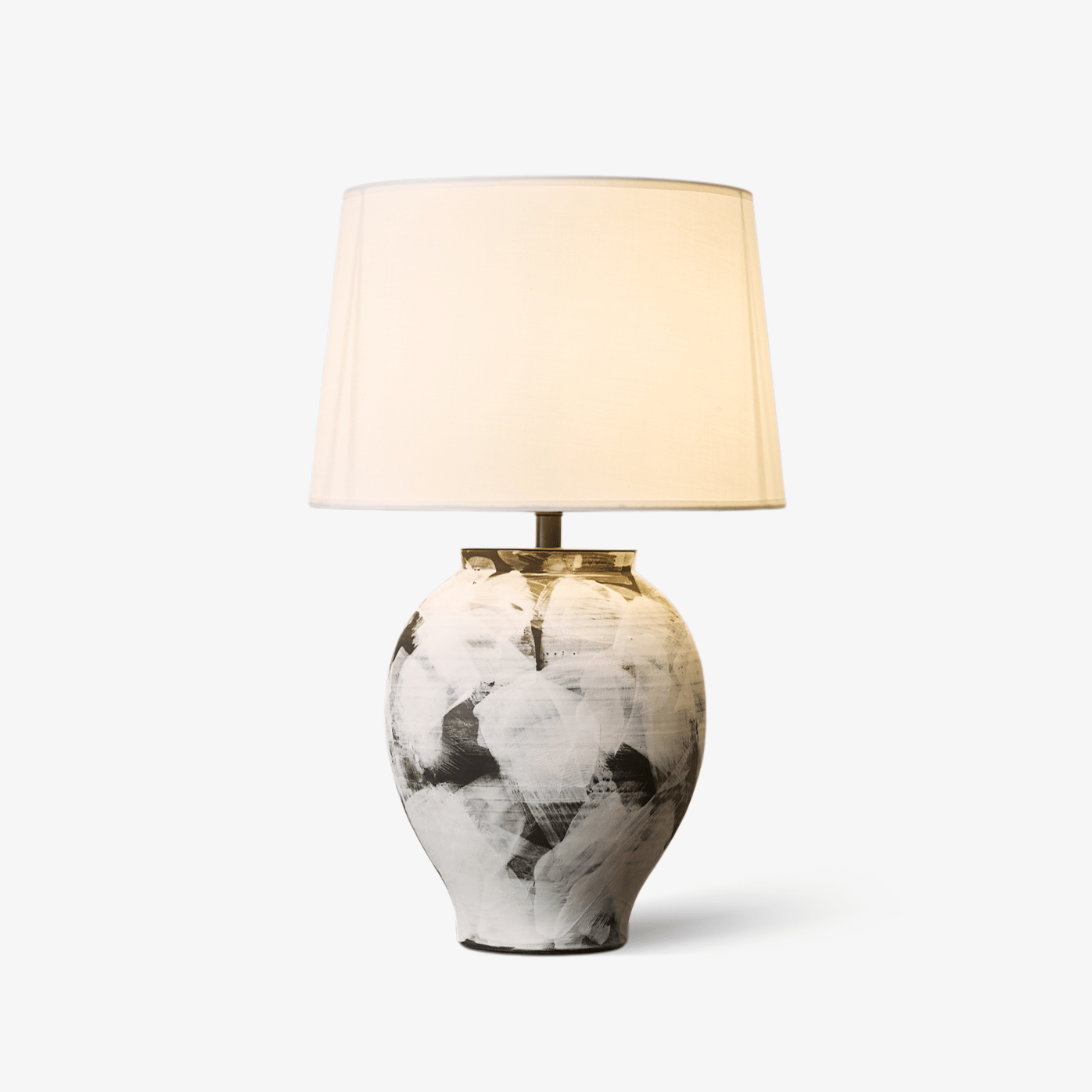 Brush Elegant Ceramic Table Lamp-Neutral Decor
