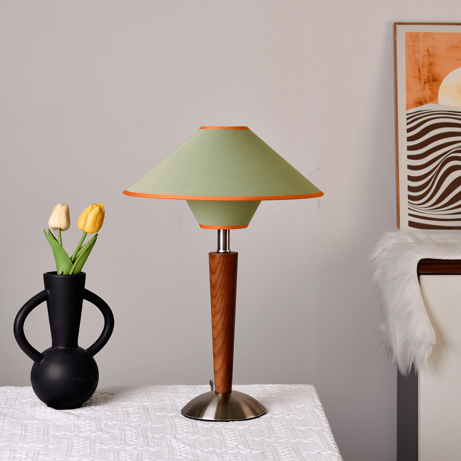 Roka Table Lamp Talonwood-Neutral Decor
