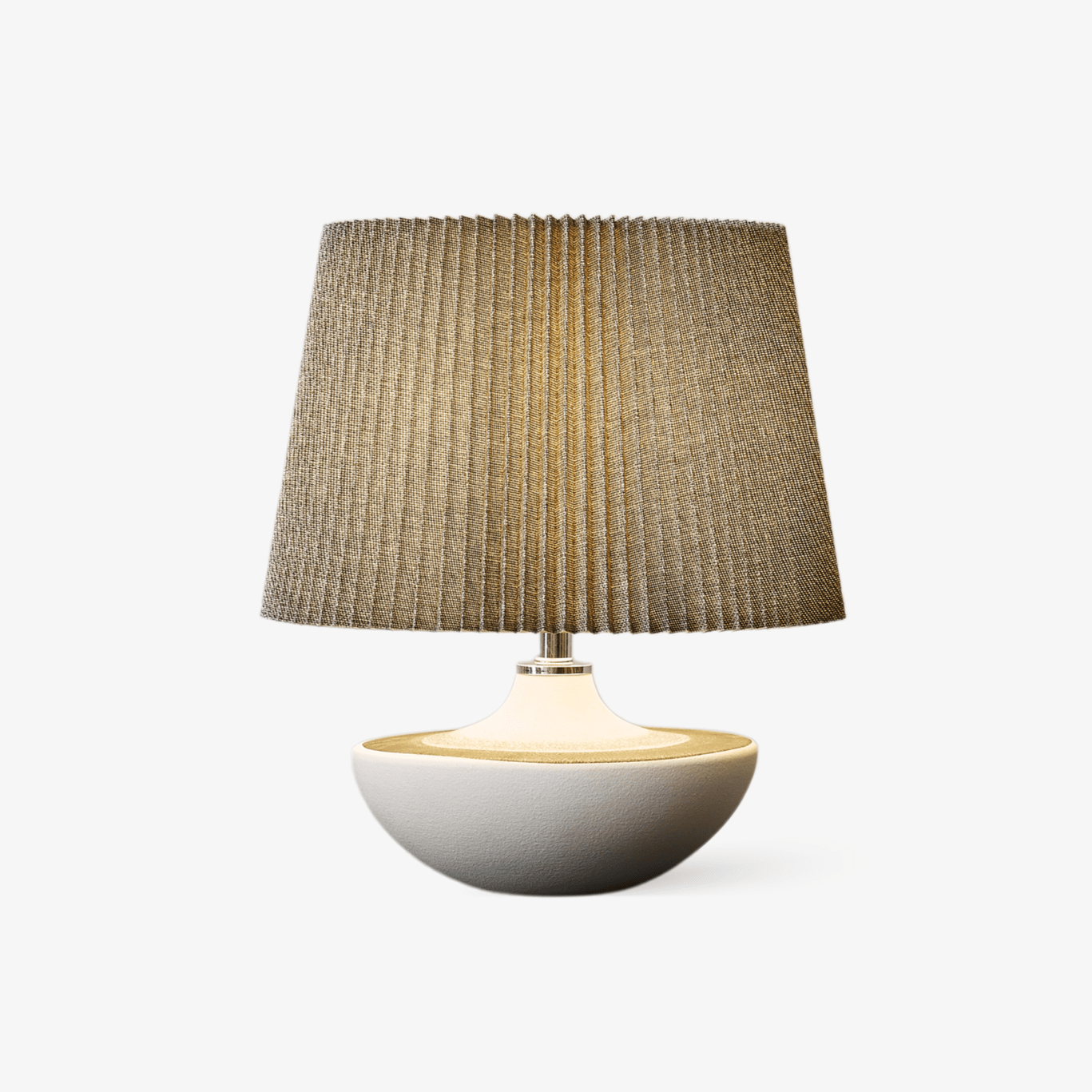 Mira Contemporary Ceramics Table Lamp-Neutral Decor