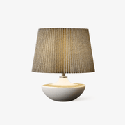 Mira Contemporary Ceramics Table Lamp-Neutral Decor