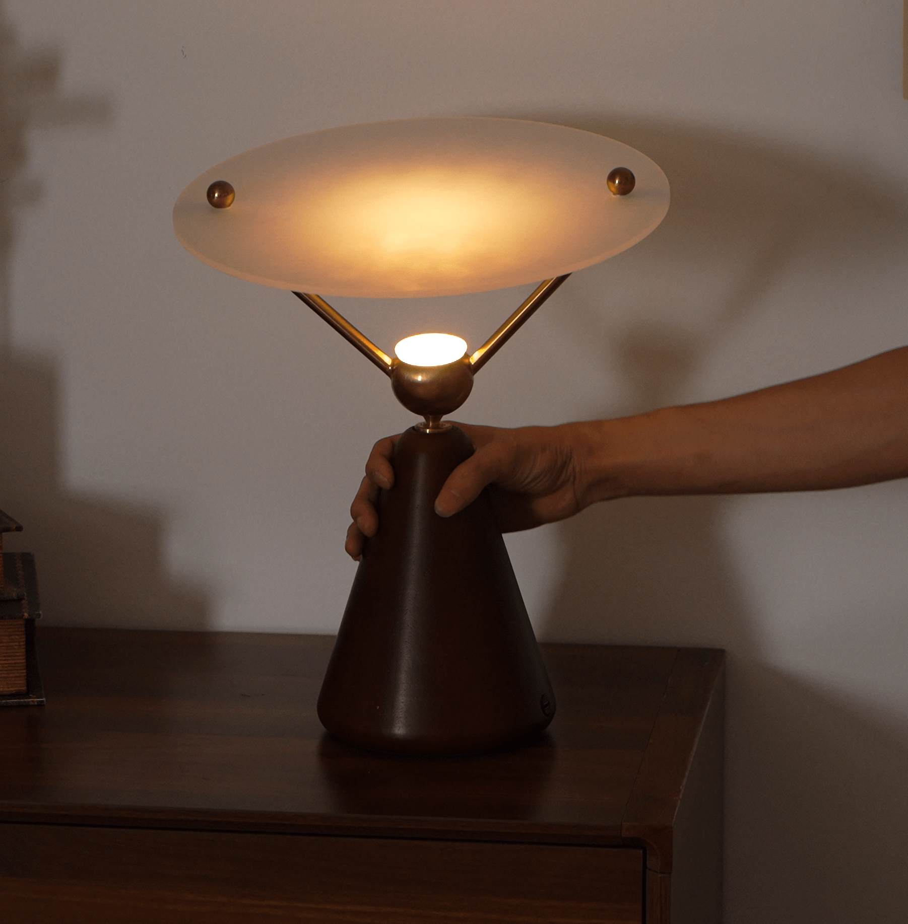 Balance Modern Wood Table Lamp-Neutral Decor