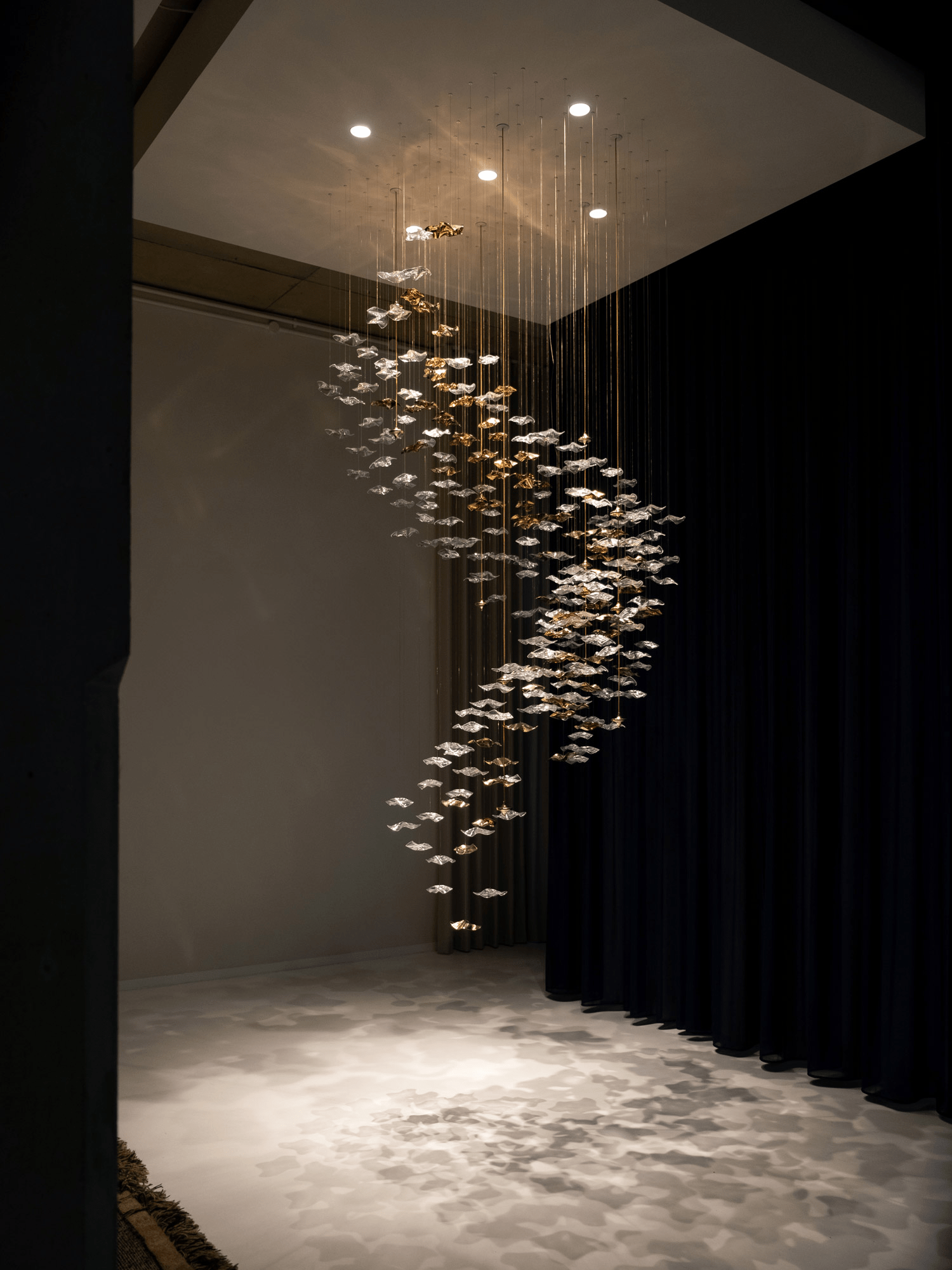 Teloz Luxury Tidal Art Glass Pendants Lamp-Neutral Decor