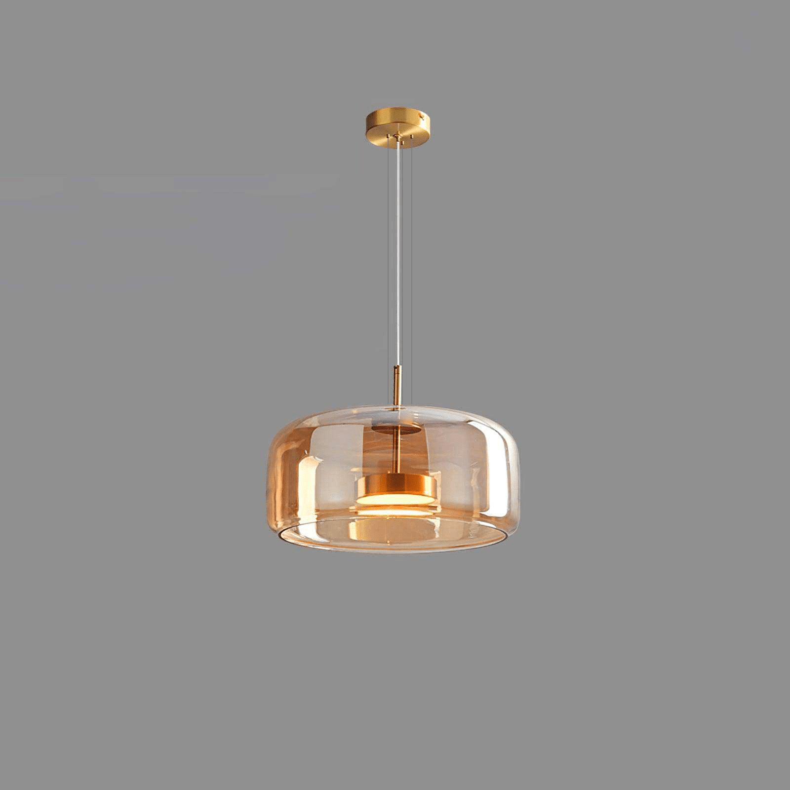 Obsidian Modern Glass Pendant Lamp-Neutral Decor