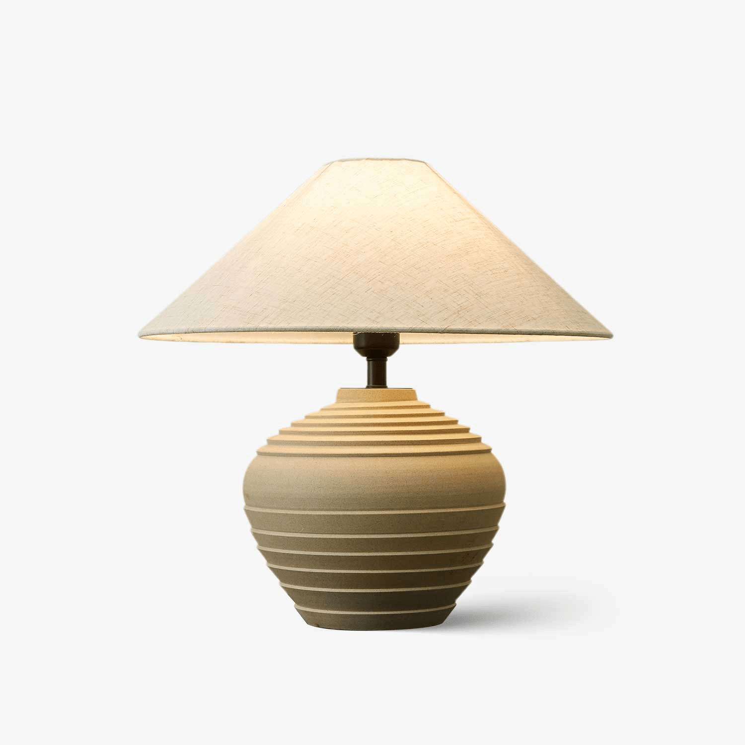 Serano Rustic Ridge Table Lamp-Neutral Decor