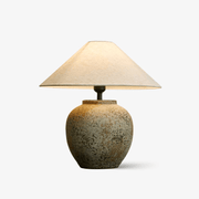 Wells Rustic Ceramic Table Lamp-Neutral Decor
