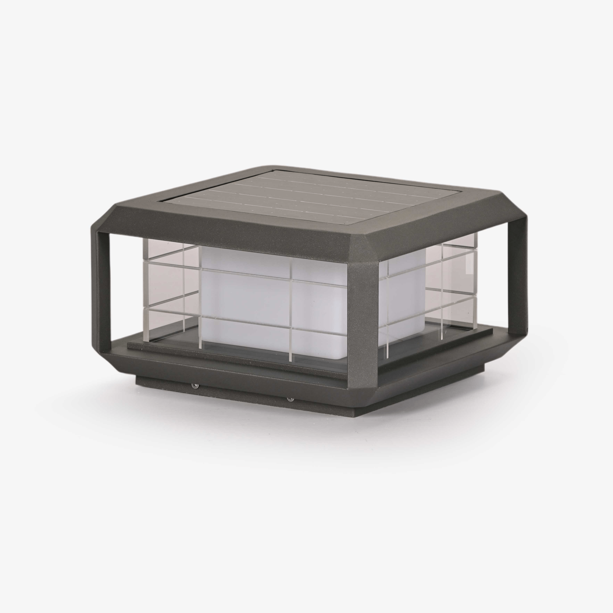Grid Guard Solar Lantern Outdoor Lamp-Neutral Decor
