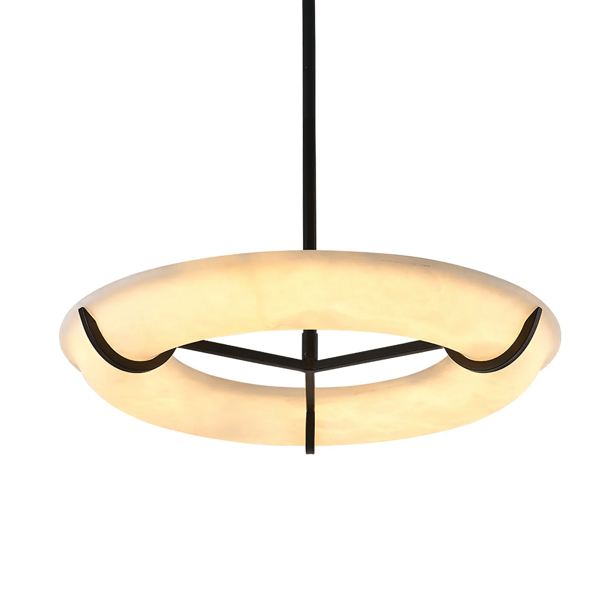 Uvare Alabaster Chandelier-Neutral Decor