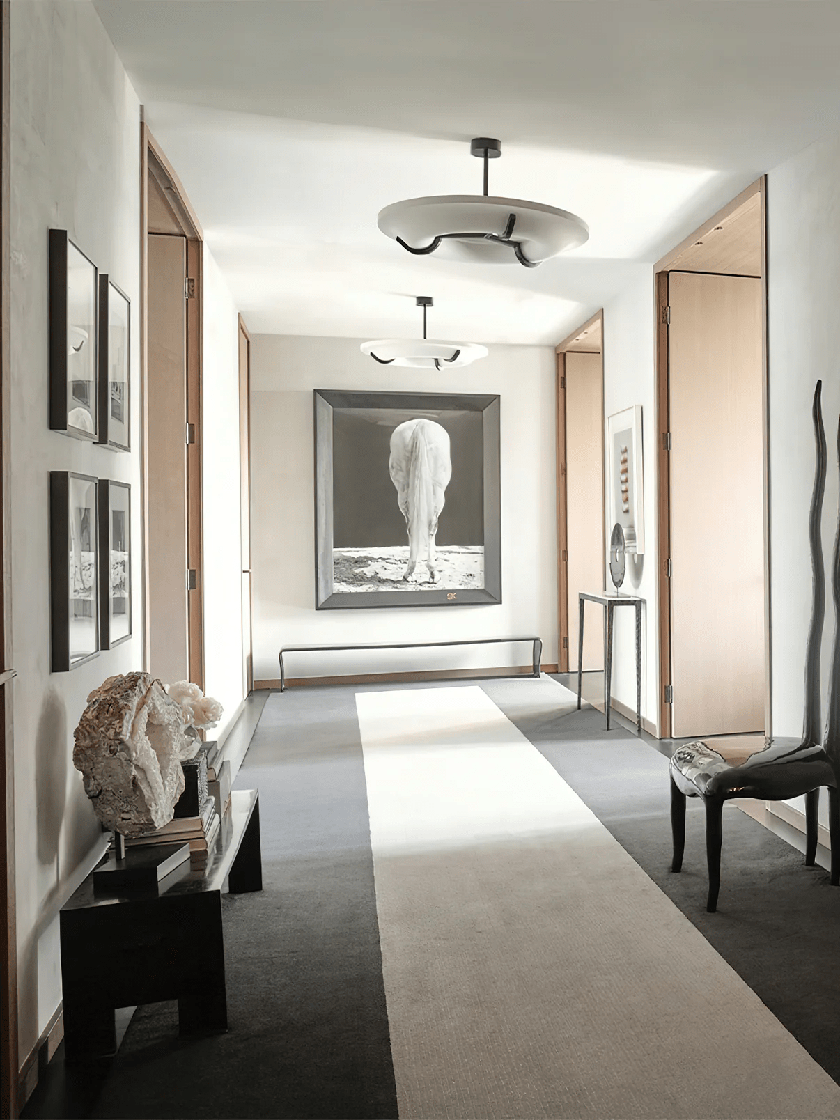 Uvare Alabaster Chandelier-Neutral Decor