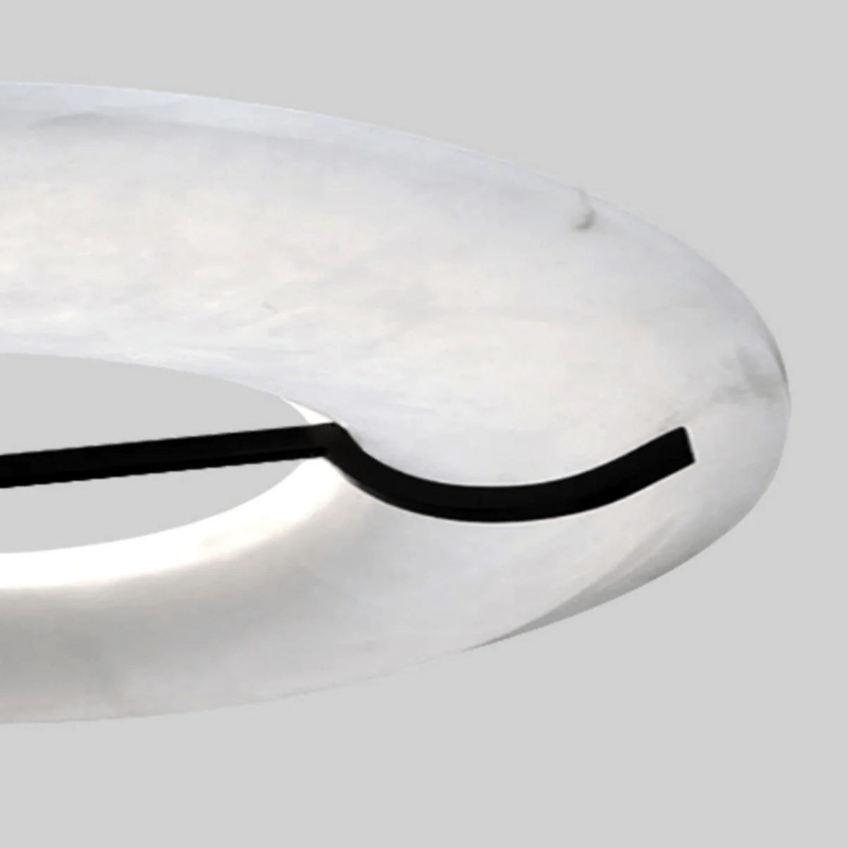 Uvare Alabaster Chandelier-Neutral Decor