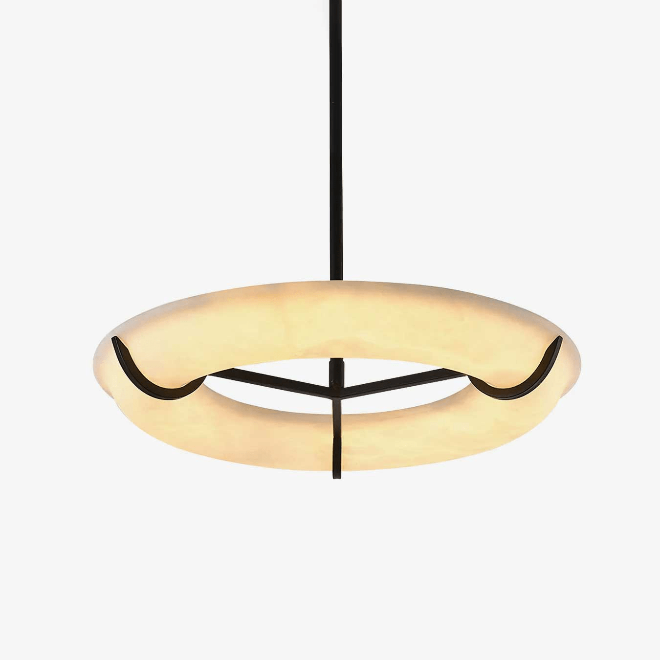 Uvare Alabaster Chandelier-Neutral Decor