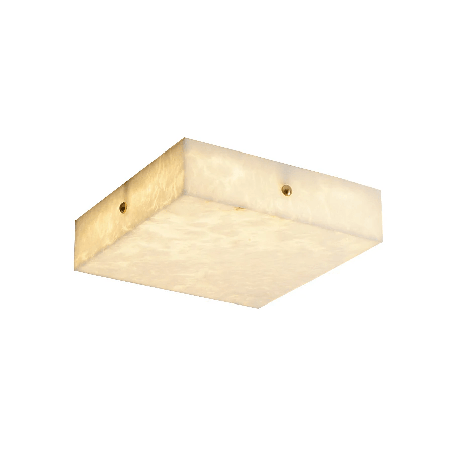 Hera Minimalist Alabaster Ceiling Light-Neutral Decor