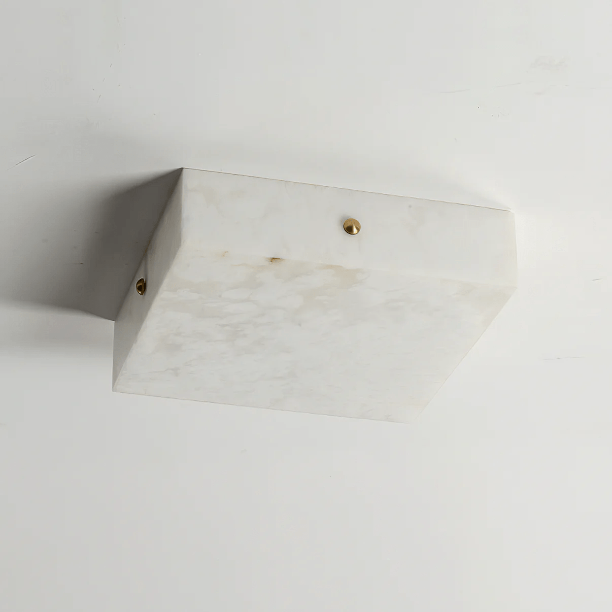 Hera Minimalist Alabaster Ceiling Light-Neutral Decor