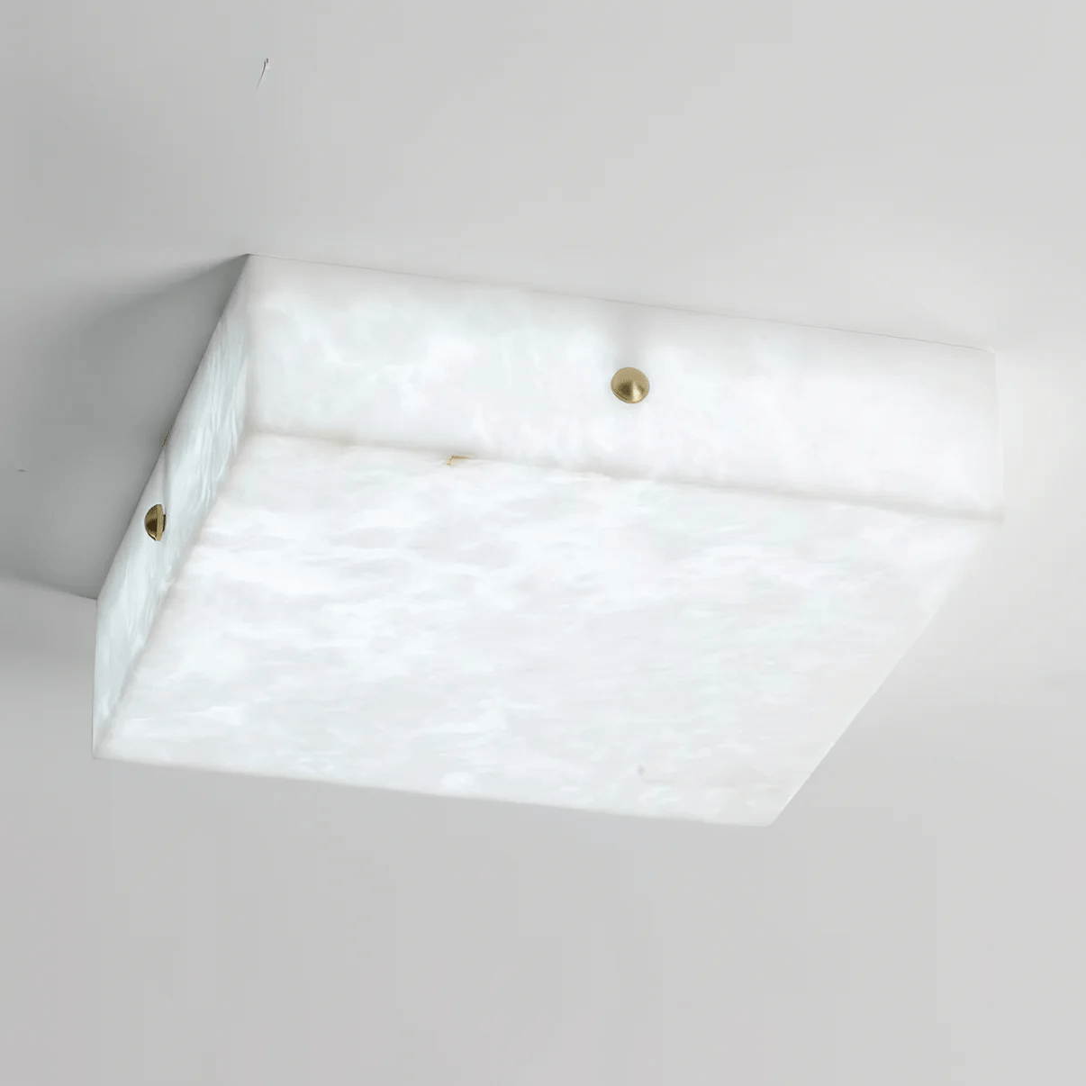 Hera Minimalist Alabaster Ceiling Light-Neutral Decor