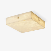 Hera Minimalist Alabaster Ceiling Light-Neutral Decor