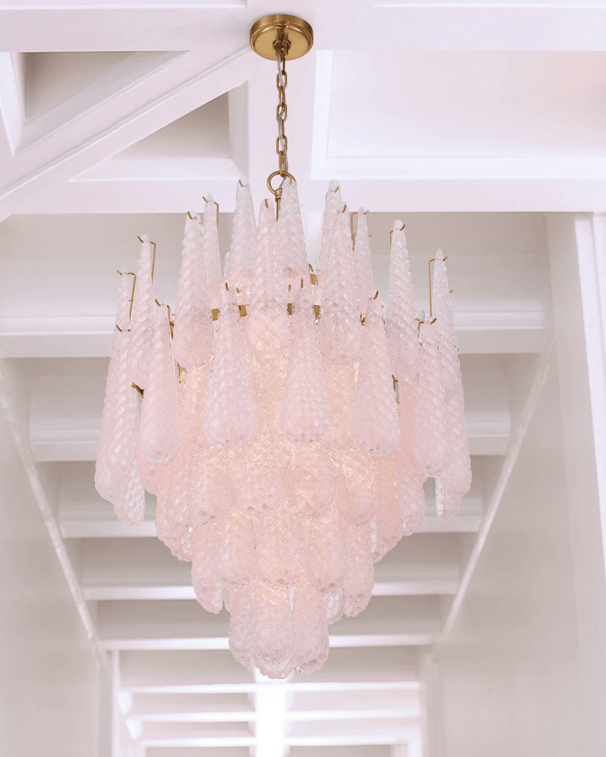 Aurora Chandelier Drop Textured Glass Elegant-Neutral Decor